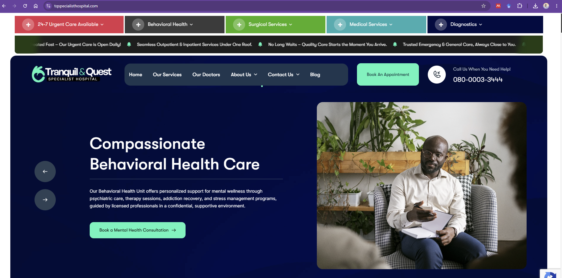Tranquil and Quest Specialist Hospital